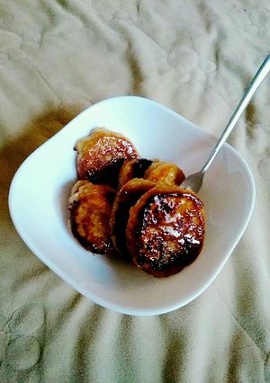カラメルでサクサクホットケーキ！-レシピのメイン写真