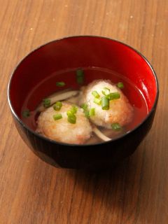 海老しんじょうのお吸い物-レシピのメイン写真