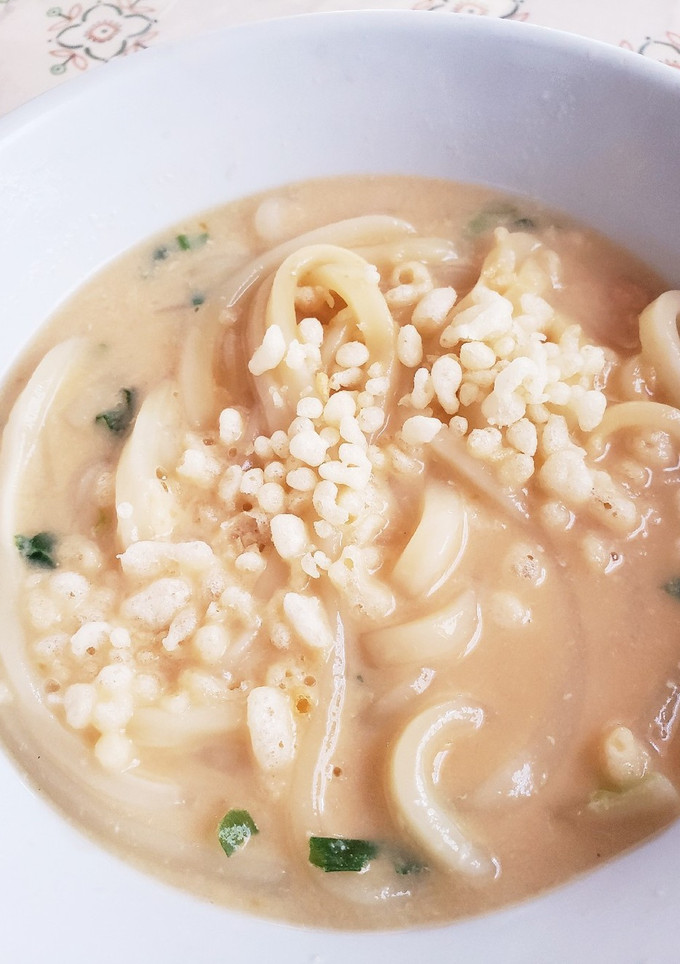 簡単釜玉風うどん-レシピのメイン写真