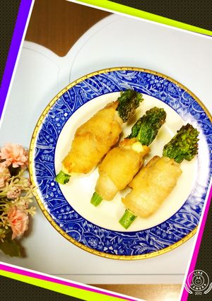 菜の花の肉巻き٩(๑❛ᴗ❛๑)۶-レシピのメイン写真