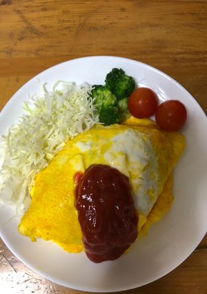 甘め味付けカゴメケチャップオムライス-レシピのメイン写真