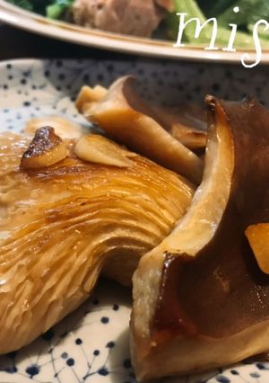 黒あわび茸のバターガーリックステーキ☆-レシピのメイン写真