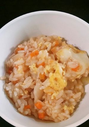 包まないリゾット風オムライス-レシピのメイン写真