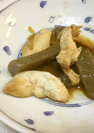 ダイエットに鶏肉とコンニャクの生姜いため-レシピのメイン写真
