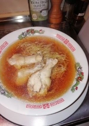 簡単、手羽元Wスープ擬き(ラーメン用)-レシピのメイン写真