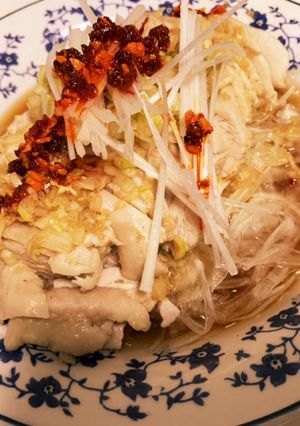 レンジで作るネギだくよだれどり-レシピのメイン写真