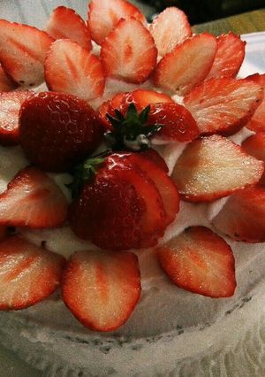 基本のふわふわ別立てショートケーキ♪-レシピのメイン写真