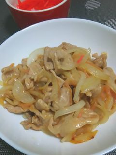 紅しょうがdeしょうが焼き-レシピのメイン写真