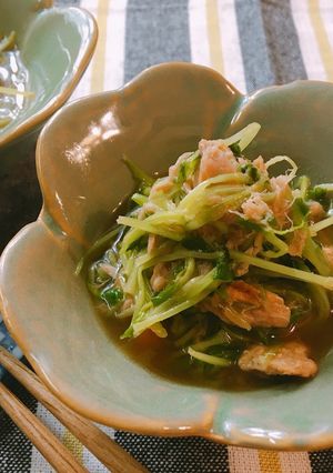 作り置きにも★豆苗とツナの焼き浸し-レシピのメイン写真