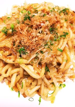 超簡単！我が家の醤油味の焼きうどん-レシピのメイン写真