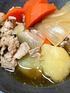 白だし昆布ダシde肉じゃが(覚書)-レシピのメイン写真