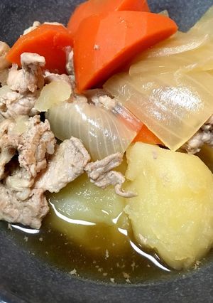 白だし昆布ダシde肉じゃが(覚書)-レシピのメイン写真