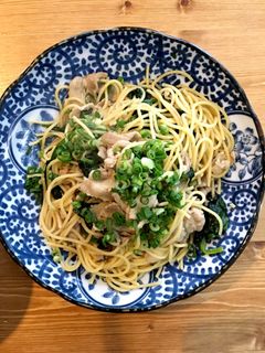 10分で!ほうれん草とエリンギ 豚パスタ-レシピのメイン写真