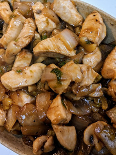 鶏ムネ肉のブラックペッパー中華炒め-レシピのメイン写真