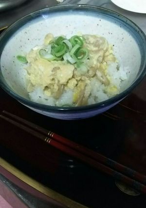 給料日前の簡単卵とお揚げのどんぶり-レシピのメイン写真
