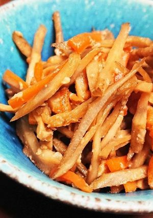 甘麹きんぴらごぼう-レシピのメイン写真