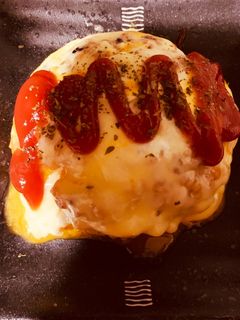 レンジで簡単オムライス-レシピのメイン写真