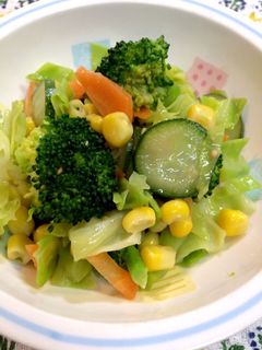 給食のレシピ ブロッコリーのサラダ-レシピのメイン写真