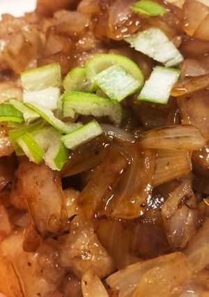 15分で完成！豚バラと玉ねぎテリ炒め-レシピのメイン写真