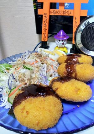 女子力飯！②チーズ芋もっちコロッケ♪-レシピのメイン写真