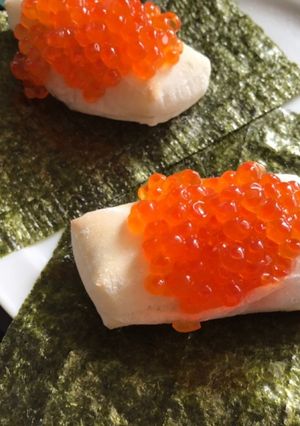 イクラの磯辺餅-レシピのメイン写真