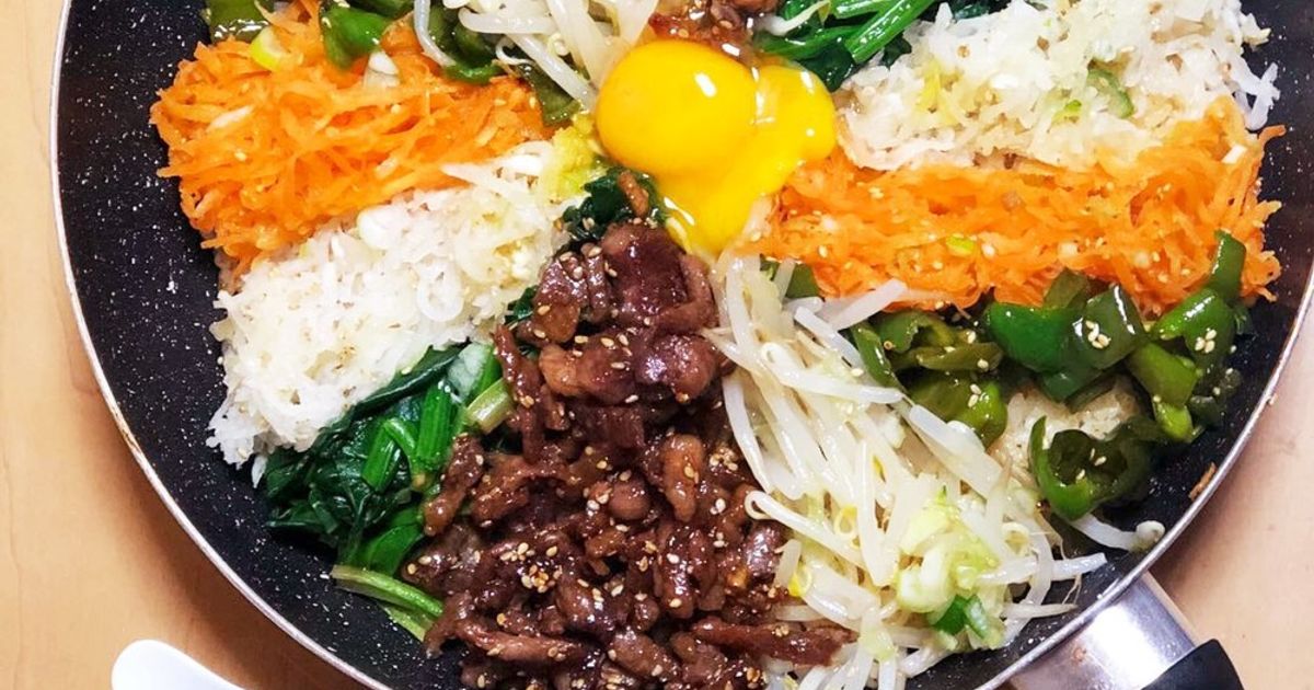 ビビンバ フライパンdeビビンバ！！ by ピースママキッチン 【クックパッド