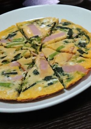 簡単☆和風なオープンオムレツ-レシピのメイン写真
