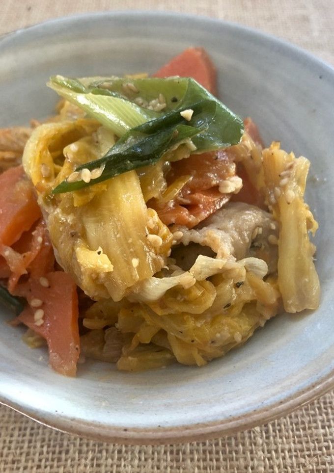 豚肉と白菜の和風ごまみそ炒め-レシピのメイン写真