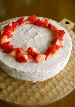 いちごのレアチーズケーキ-レシピのメイン写真