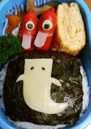 キャラ弁♪一反もめん・ちょうちんオバケ-レシピのメイン写真