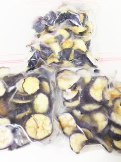 ナスは冷凍保存-レシピのメイン写真