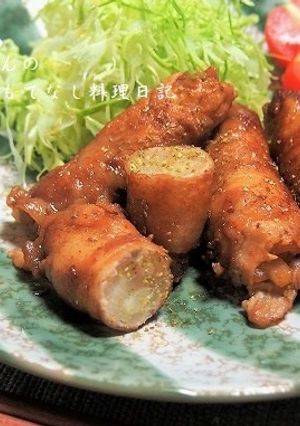 あっさり美味♪　細切り大根の豚肉巻き！　-レシピのメイン写真