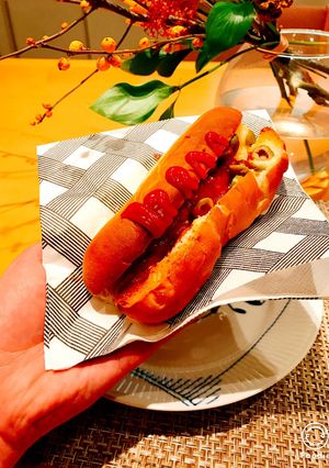 ☆アンチョビオリーブホットドッグ-レシピのメイン写真