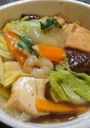 たっぷり野菜の中華風あんかけ-レシピのメイン写真