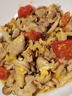 豚肉とトマトのコンソメ玉子炒め-レシピのメイン写真