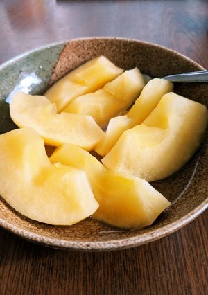 リンゴの簡単あったかデザート-レシピのメイン写真