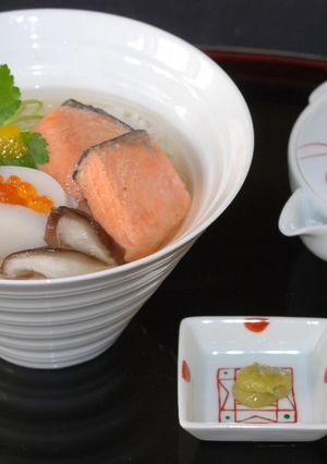 鮭の西京漬けといくらの親子茶漬け♪-レシピのメイン写真