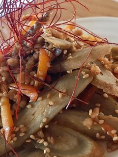 ごぼうとひき肉の甘辛煮♡救済レシピ-レシピのメイン写真