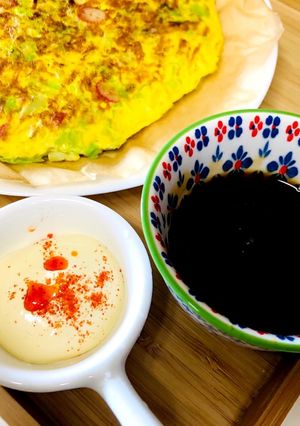 お好み焼きに☆マヨラー油-レシピのメイン写真