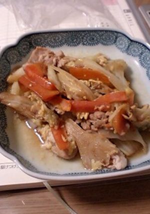 ☆豚肉と春キャベツの卵とじ☆-レシピのメイン写真