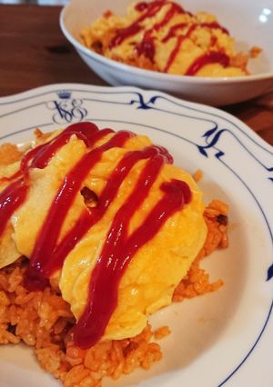 超簡単！カフェ風オムライス-レシピのメイン写真