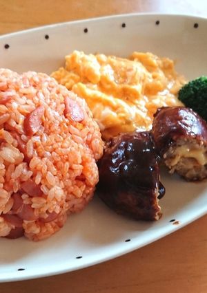 ランチカフェ風オムライス-レシピのメイン写真