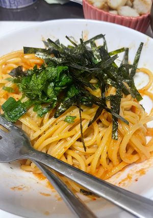 混ぜるだけ！バター香る明太パスタ-レシピのメイン写真