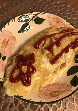 簡単！ご飯は炊飯器でオムライス-レシピのメイン写真