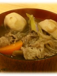山形名物 芋煮汁-レシピのメイン写真