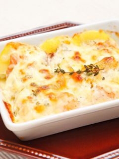 サーモンポテトのディルクリームグラタン風-レシピのメイン写真