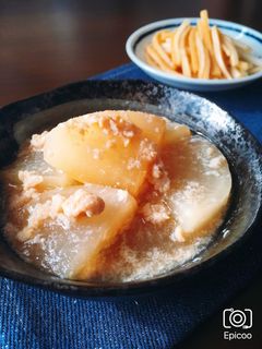 レンジで簡単!大根とひき肉の煮物-レシピのメイン写真