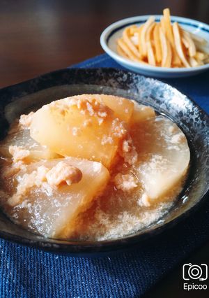 レンジで簡単！大根とひき肉の煮物-レシピのメイン写真