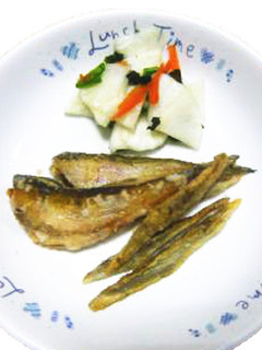 給食★はたはたとごぼうのから揚げ-レシピのメイン写真