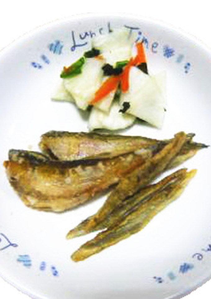 給食★はたはたとごぼうのから揚げ-レシピのメイン写真